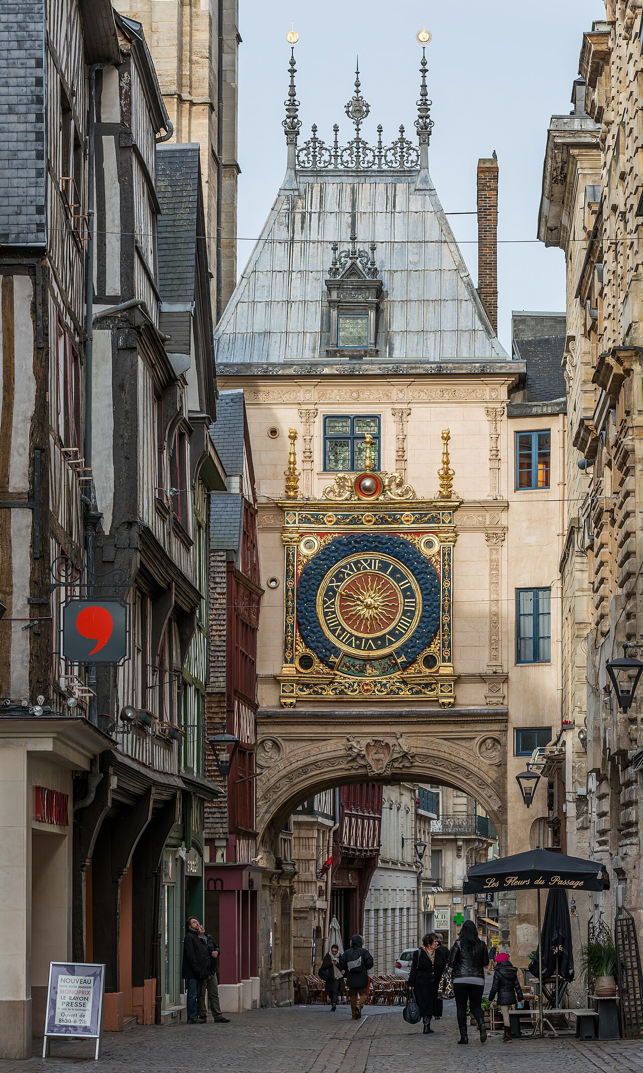 Cathédrale et Gros-Horloge de Rouen